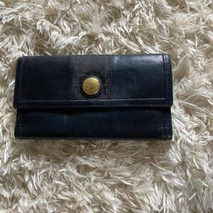 Black Coach leather wallet